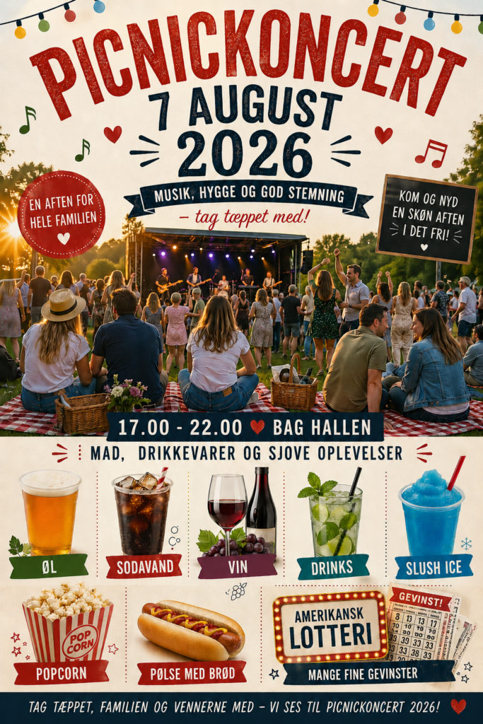 Picnickoncert plakat